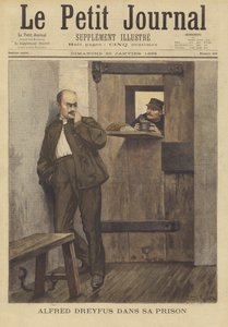Alfred Dreyfus dans sa cellule de prison